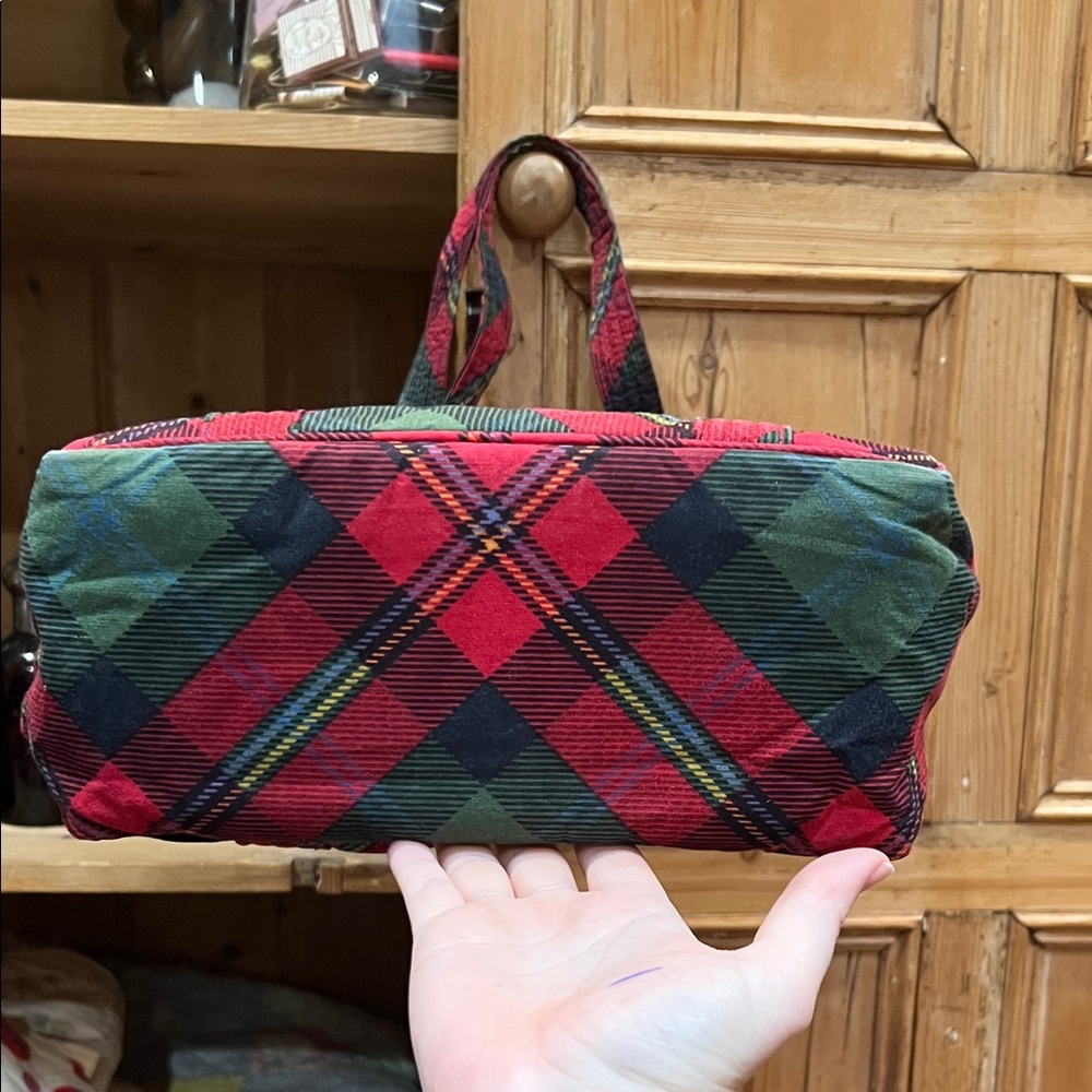 Ralph Lauren Plaid Tartan Tote - Picture 2 of 8